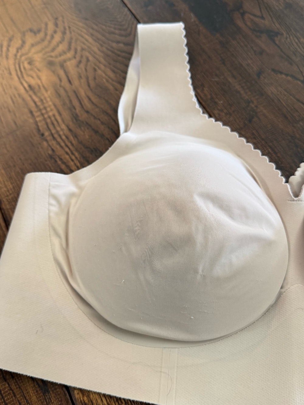 Evelyn and Bobbie Evelyn Seamless Padded Bra in Light Beige Size XL - Picture 11 of 14